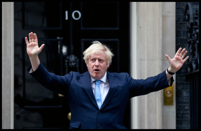 Britský premiér Boris Johnson.