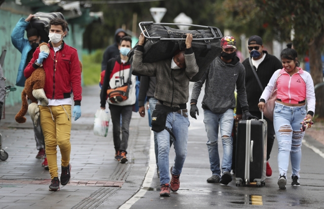 Venezuelští emigranti.