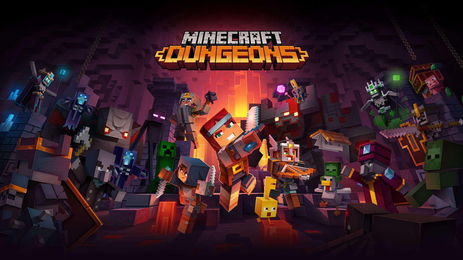 Placeholder pVychází Minecraft Dungeons, kostičkové dobrodružství ve stylu Diablaro 26.5. článek