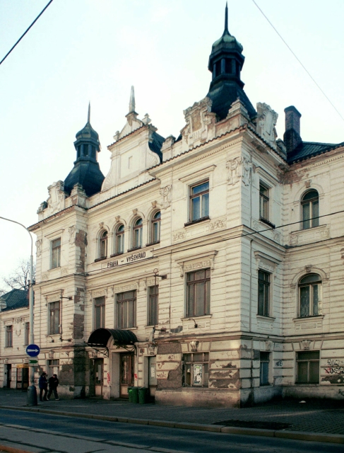 Vyšehradské nádraží.