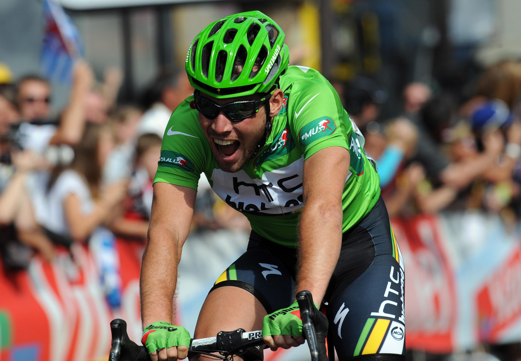 Britský cyklista Mark Cavendish.