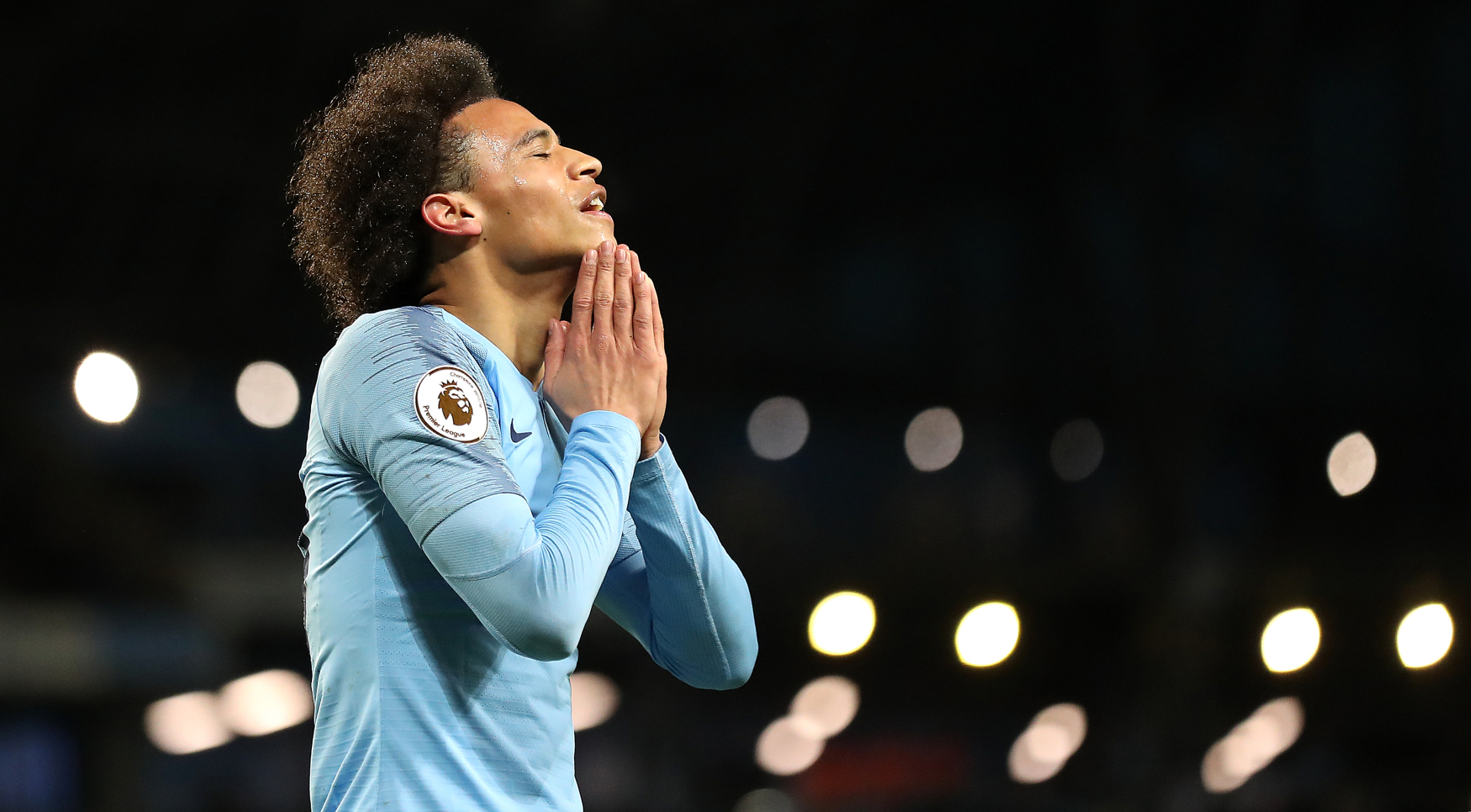 Fotbalista Manchesteru City Leroy Sane.
