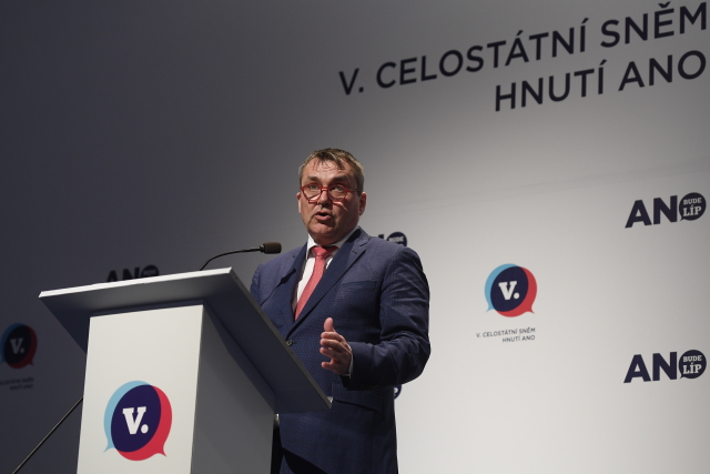 Místopředseda ANO Petr Vokřál.