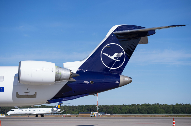 Letadlo společnosti Lufthansa. 