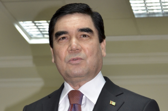 Prezident Turkmenistánu Gurbanguli Berdymuhamedov.