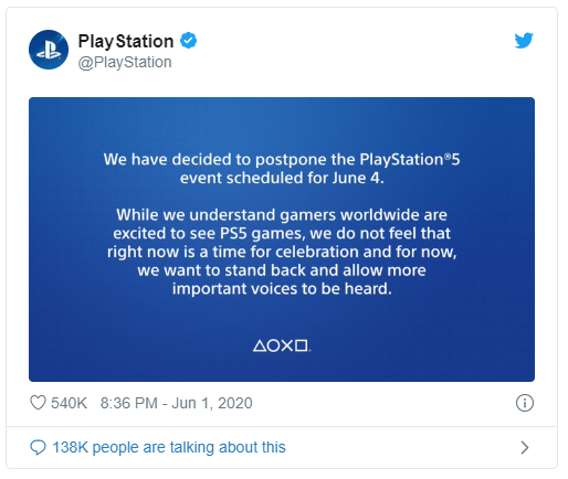 Sony zatím neodhalí nové hry na Playstation 5