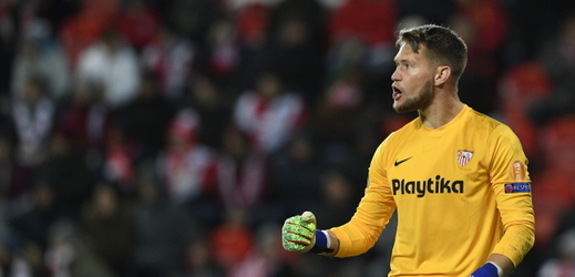 Český reprezentační brankář Tomáš Vaclík.