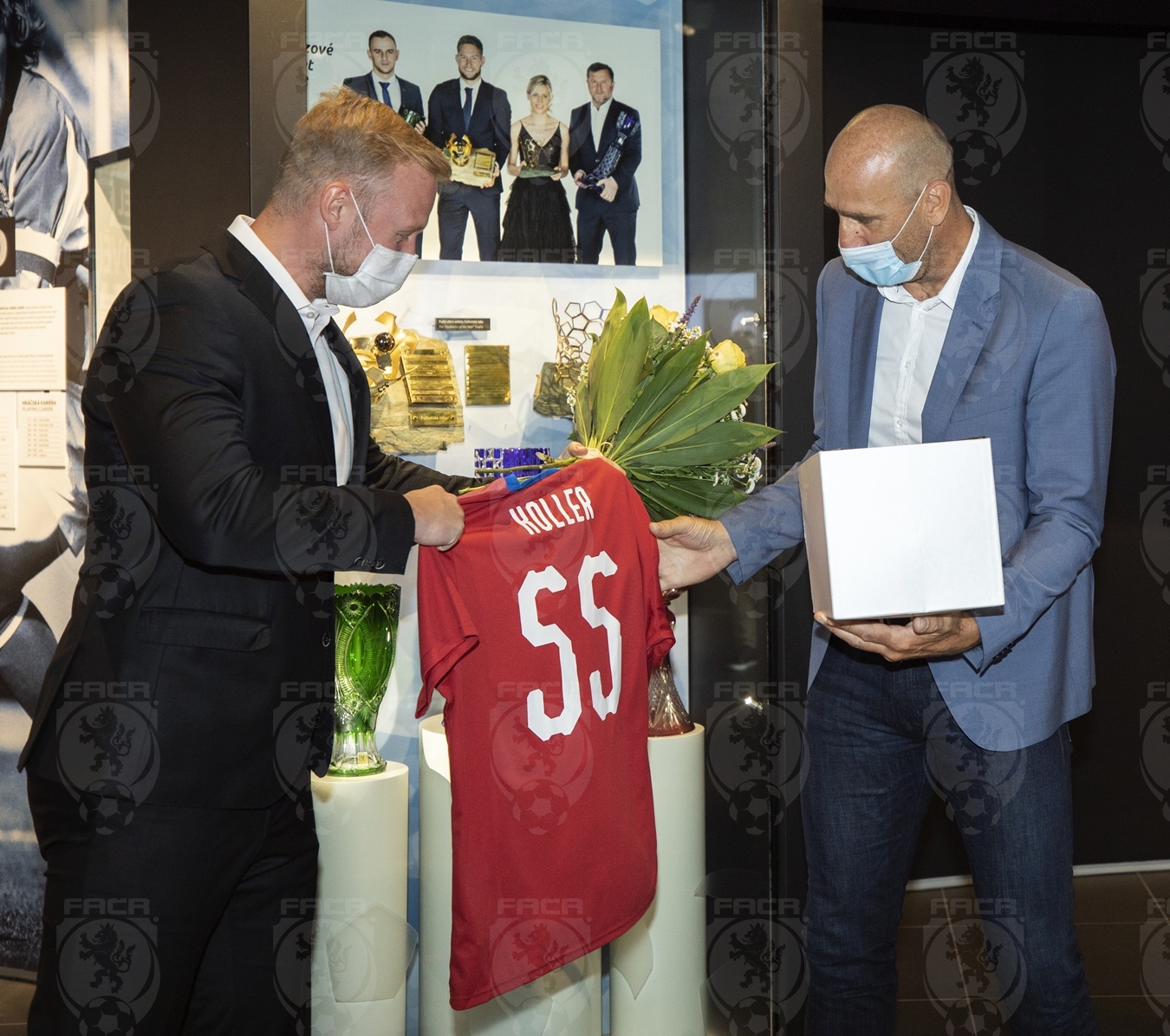 Fotbalový útočník Jan Koller. 