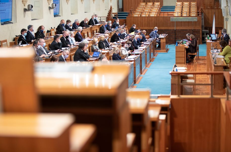 Schůze Senátu 13.5.2020.