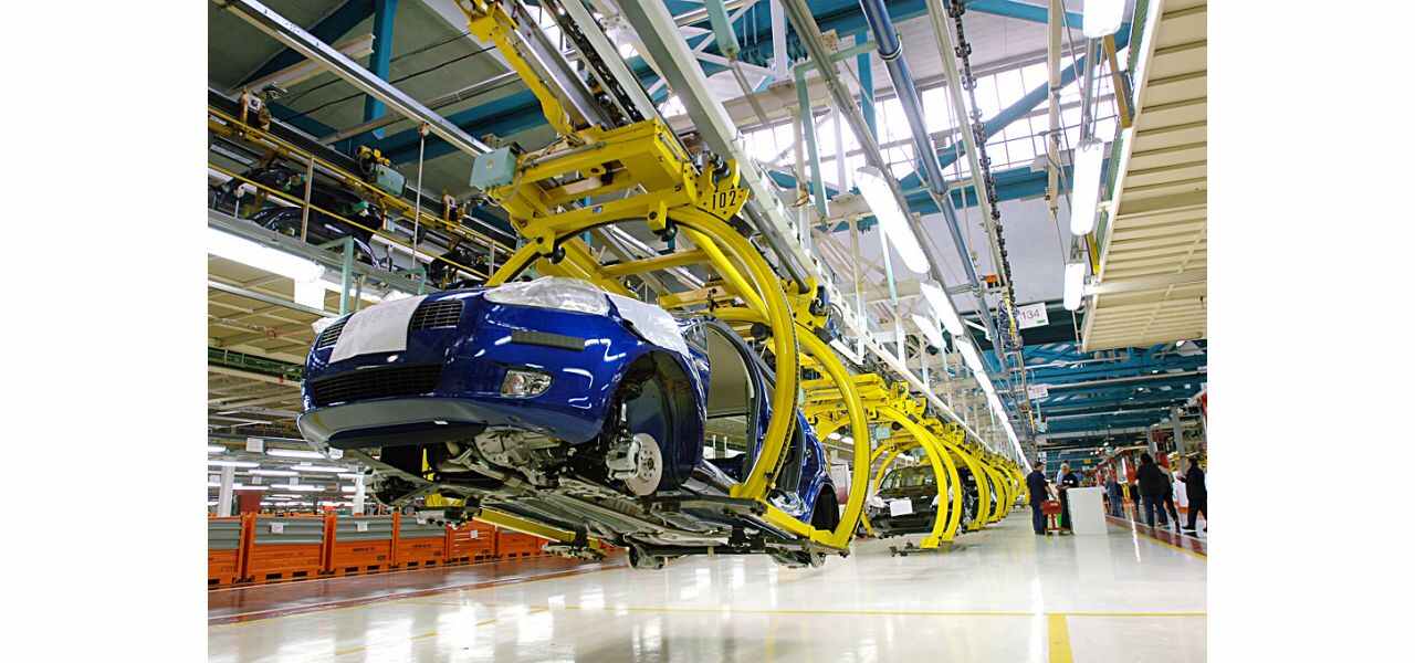 Výrobní závod firmy Fiat Chrysler Automobiles.