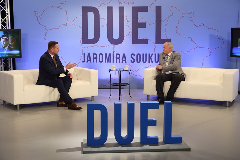 Roman Prymula byl hostem Duelu Jaromíra Soukupa.
