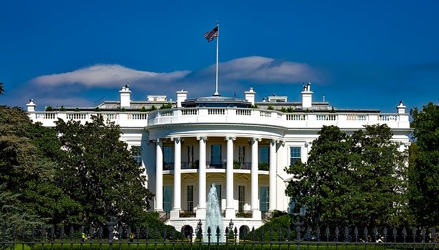 Bílý dům ve Washingtonu.