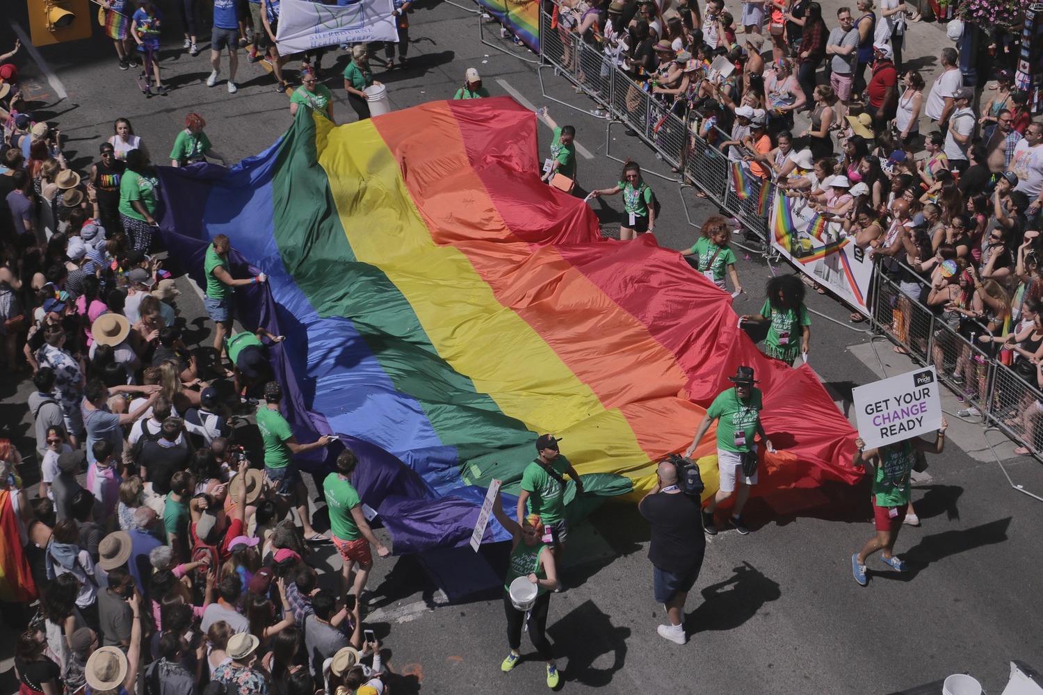 Pochod Gay Pride.