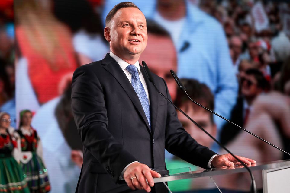 Polský prezident Andrzej Duda.