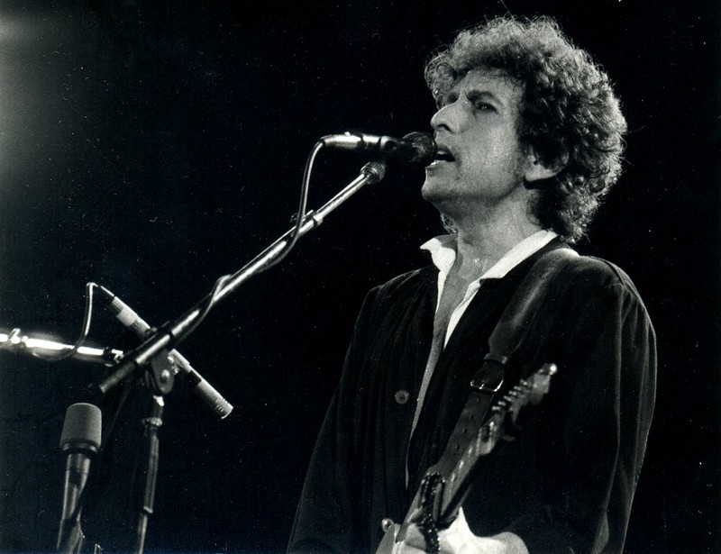 Hudebník Bob Dylan.