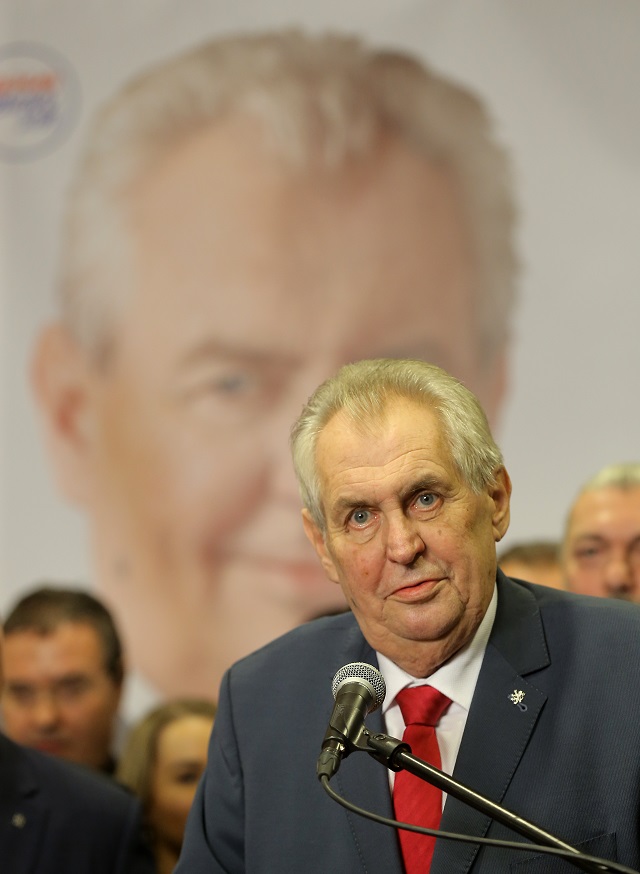 Prezident Miloš Zeman.