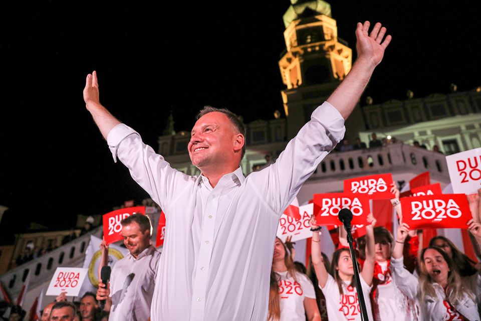 Polský prezident Andrzej Duda.