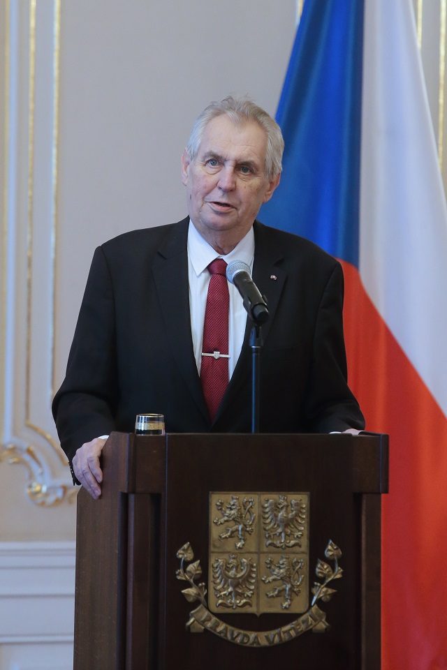 Prezident Miloš Zeman.