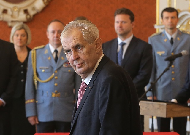 Prezident Miloš Zeman.