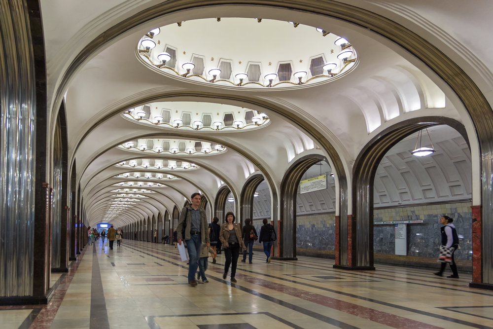 Moskevské metro.