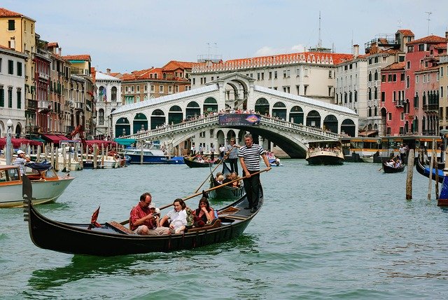 Gondola v Benátkách.