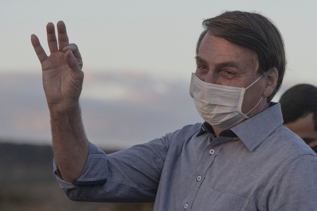 Brazilský prezident Jair Bolsonaro.