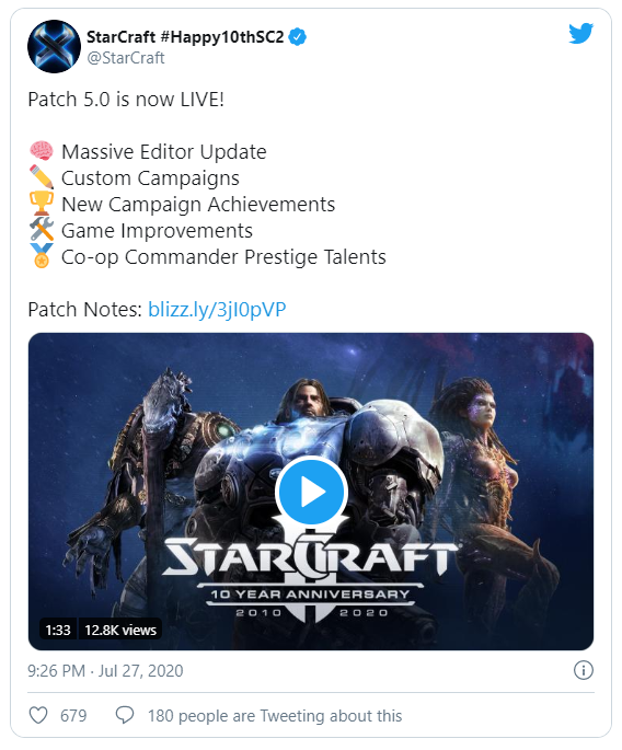 StarCraft 2 slaví 10 let od vydání