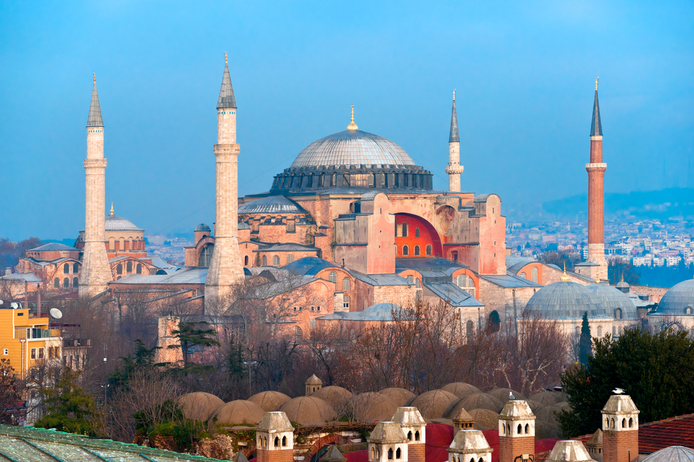 Chrám Hagia Sofia.
