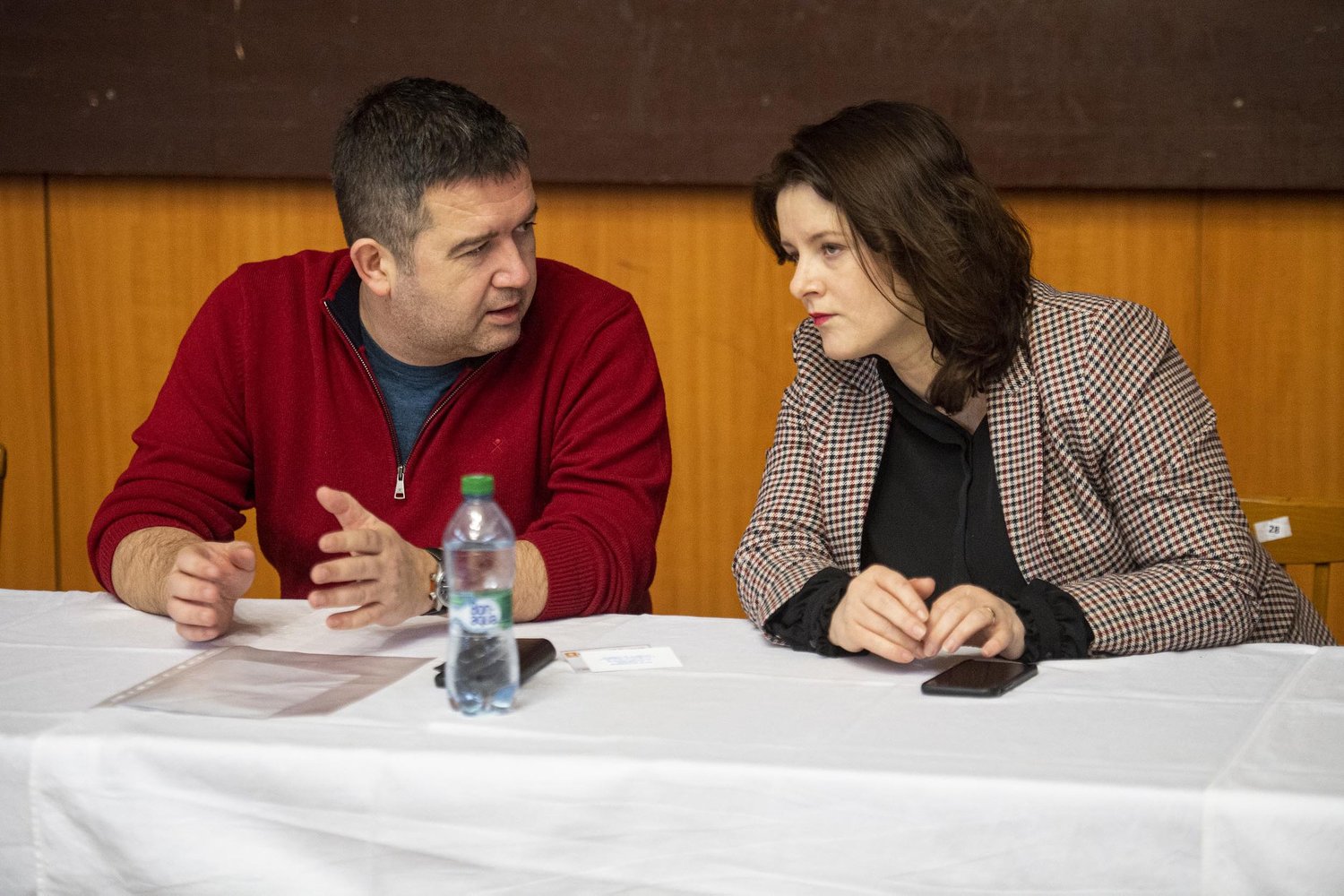 Představitelé ČSSD: Jana Maláčová a Jan Hamáček.