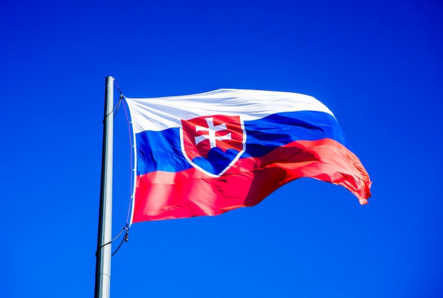 Slovenská vlajka.