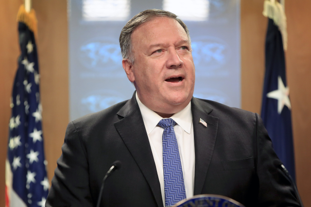 Americký ministr zahraničí Mike Pompeo.
