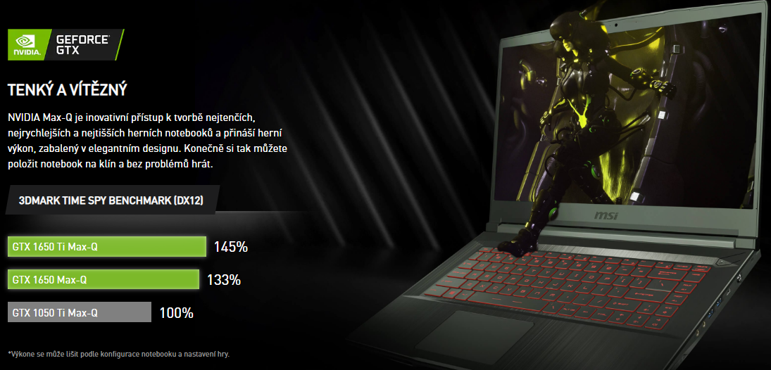 MSI GF63 Thin zvládne školu i zábavu na jedničku