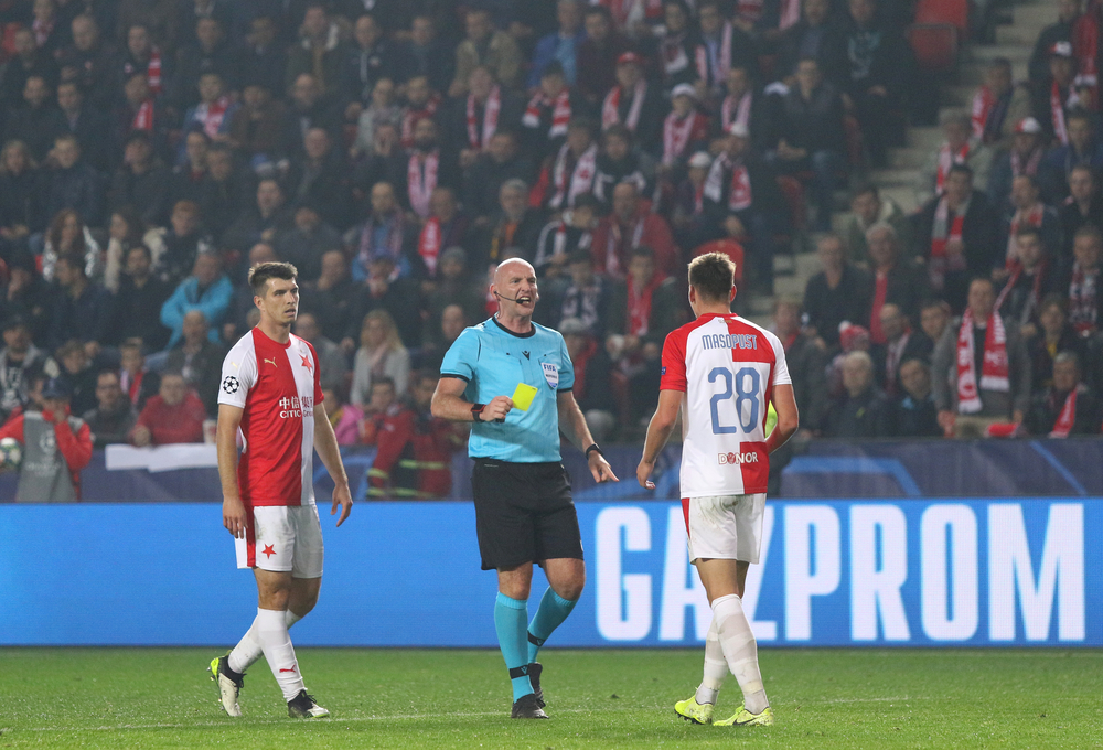 Slavia Praha v Barceloně.