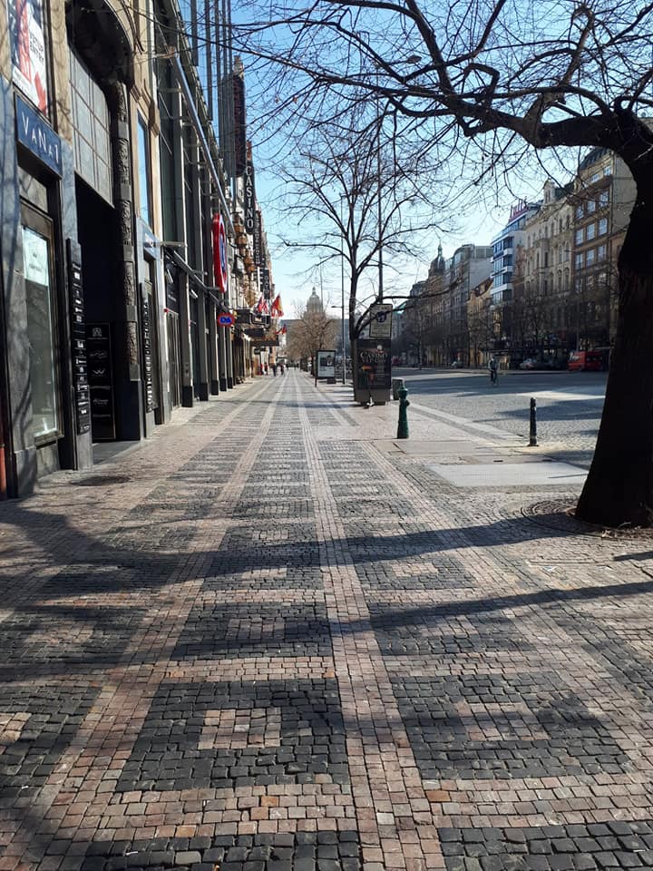 Václavské náměstí.