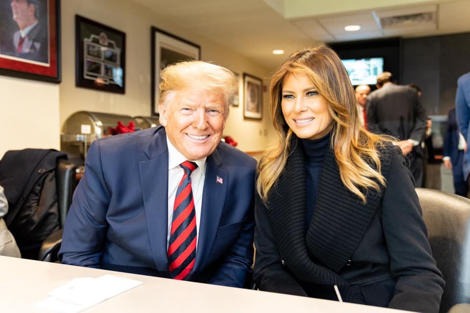 Donald Trump se ženou.