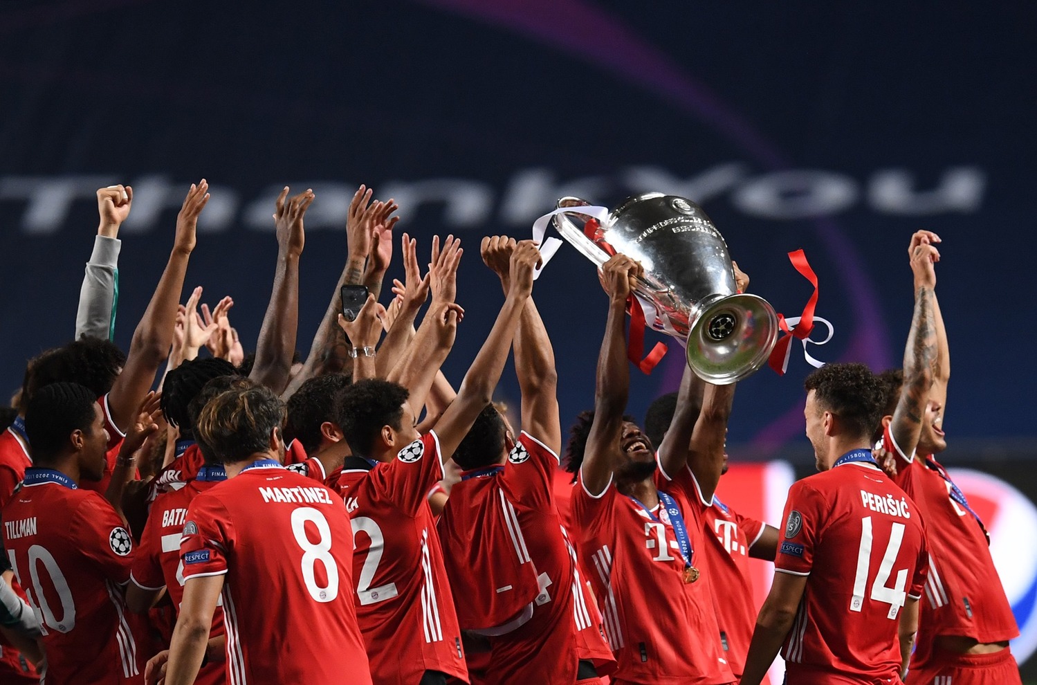 Fotbalisté Bayernu Mnichov.