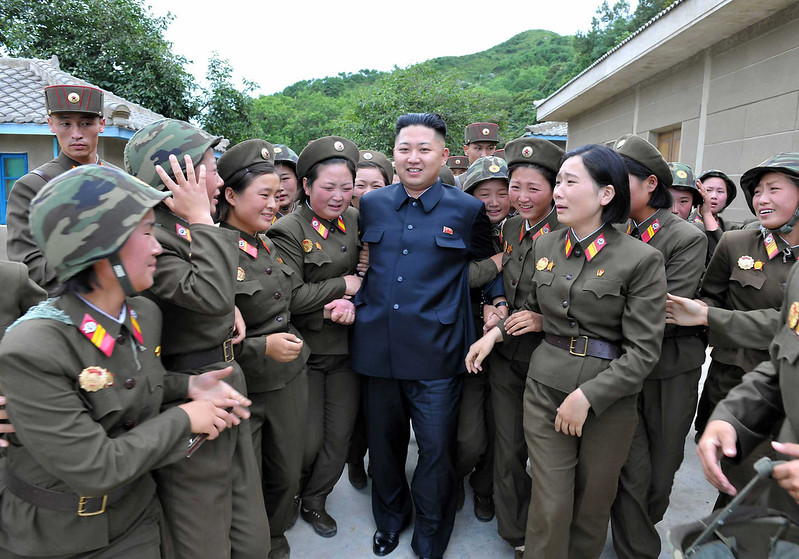 Severokorejský diktátor Kim Čong-un.