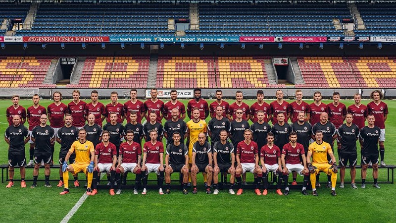 Fotbalisté Sparty Praha.