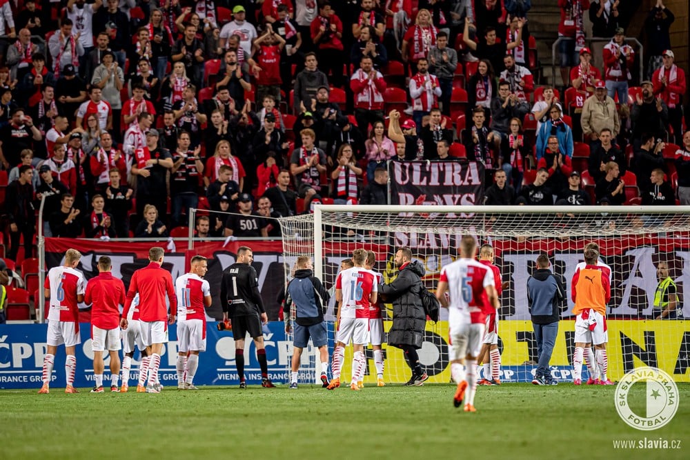 Hráči Slavie.