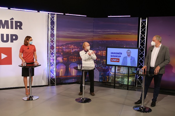 Hosté pořadu Jaromír Soukup LIVE.