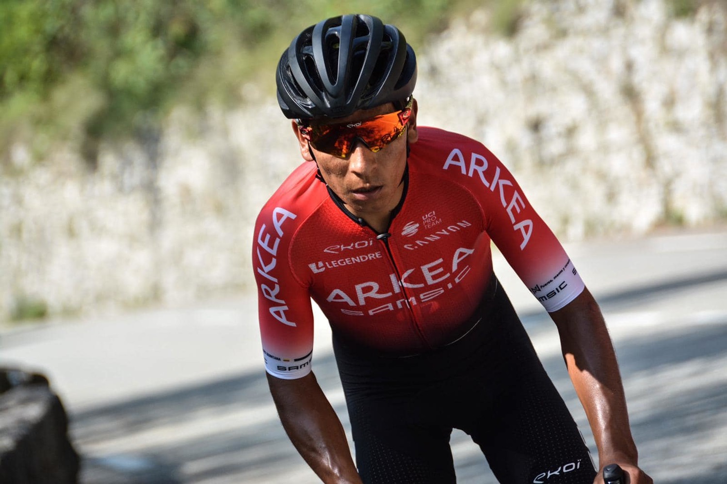 Kolumbijský cyklista Nairo Quintana.