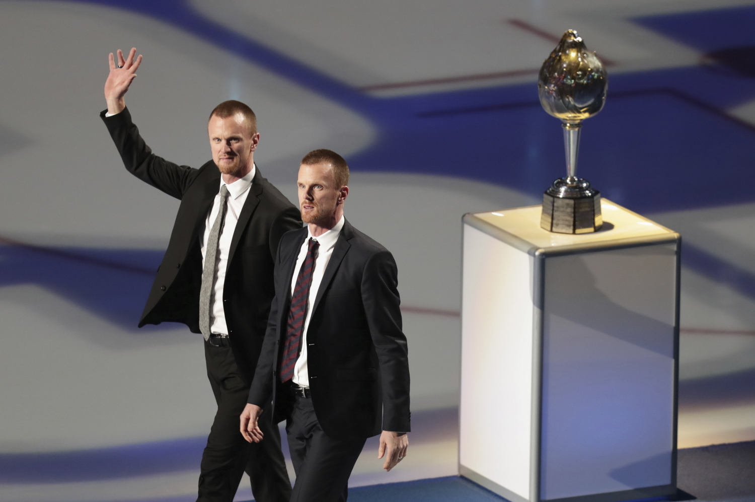 Daniel Sedin a Herink Sedin.