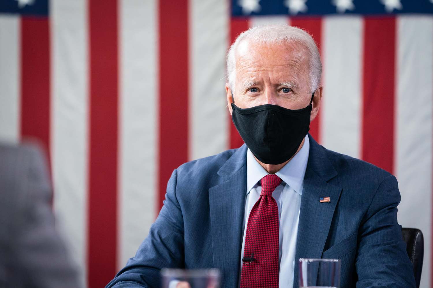 Volební vyzyvatel Joe Biden.