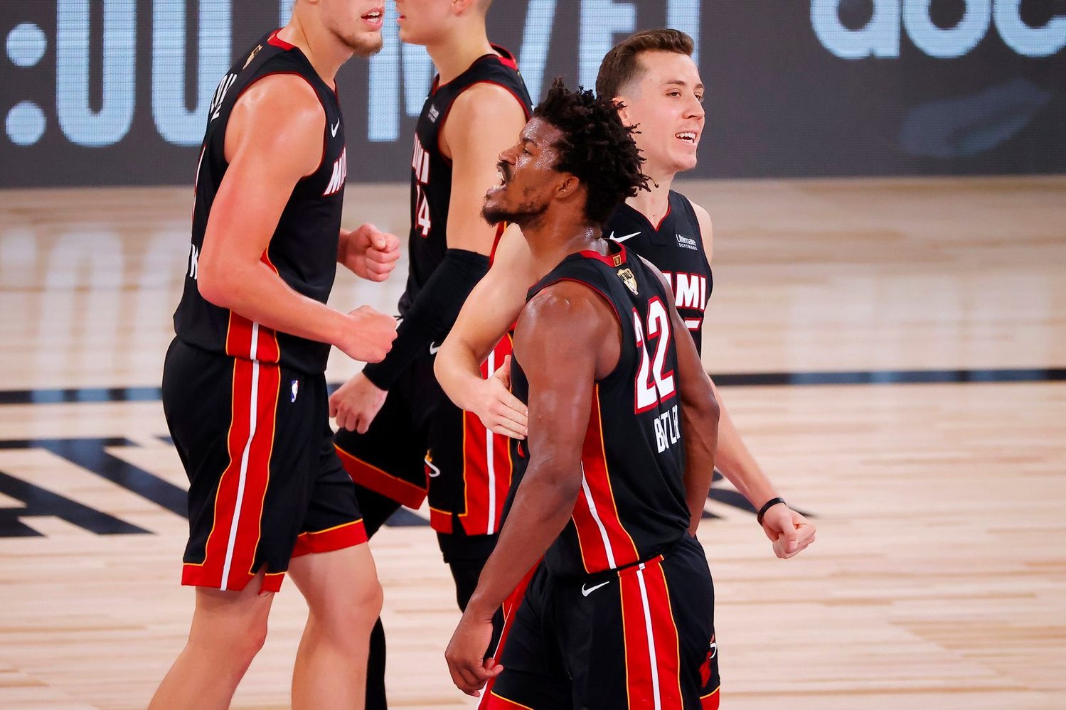 Jimmy Butler a Miami Heats ve finále.
