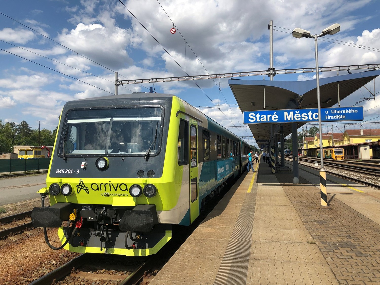 Vlak společnosti Arriva.