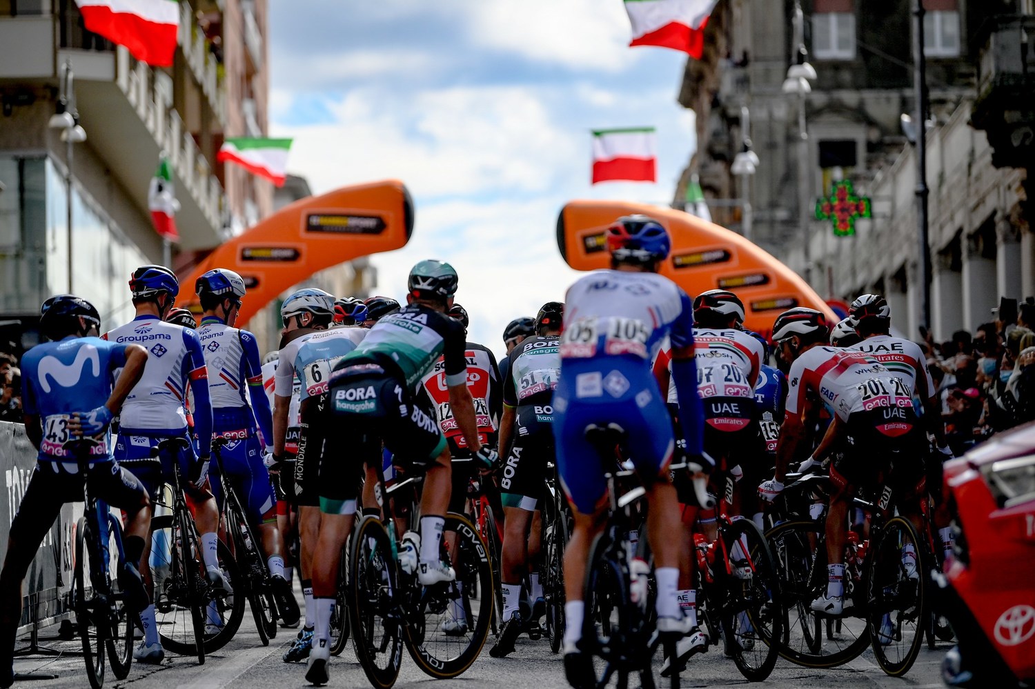 Cyklistický závod Giro d'Italia.