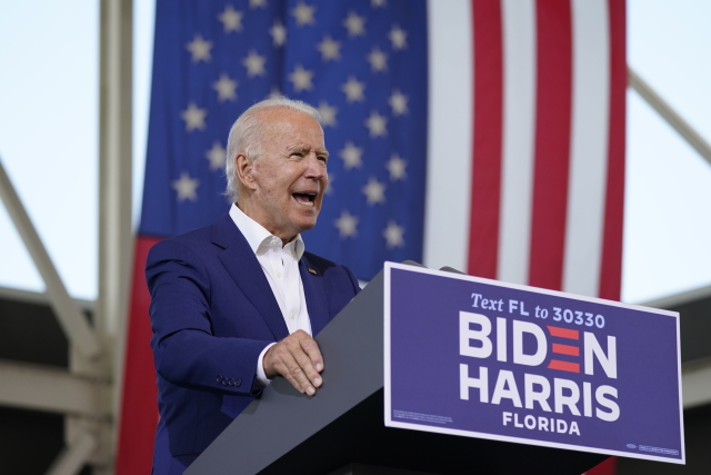 Joe Biden, kandidát na amerického prezidenta.