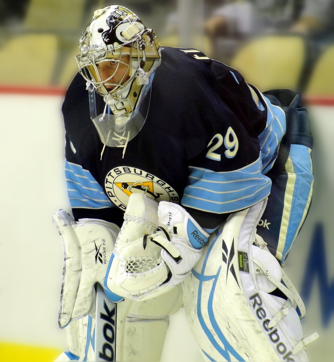 Hokejový brankář Marc-Andre Fleury
