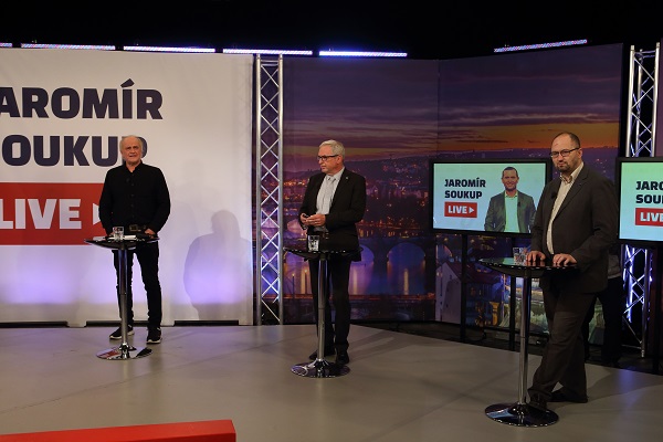 Hosté pořadu Jaromír Soukup Live.
