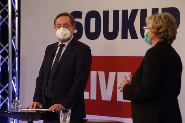 Hosté pořadu Jaromír Soukup Live.